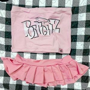 Bratz by Dollskill tube top and skirt set 🦄